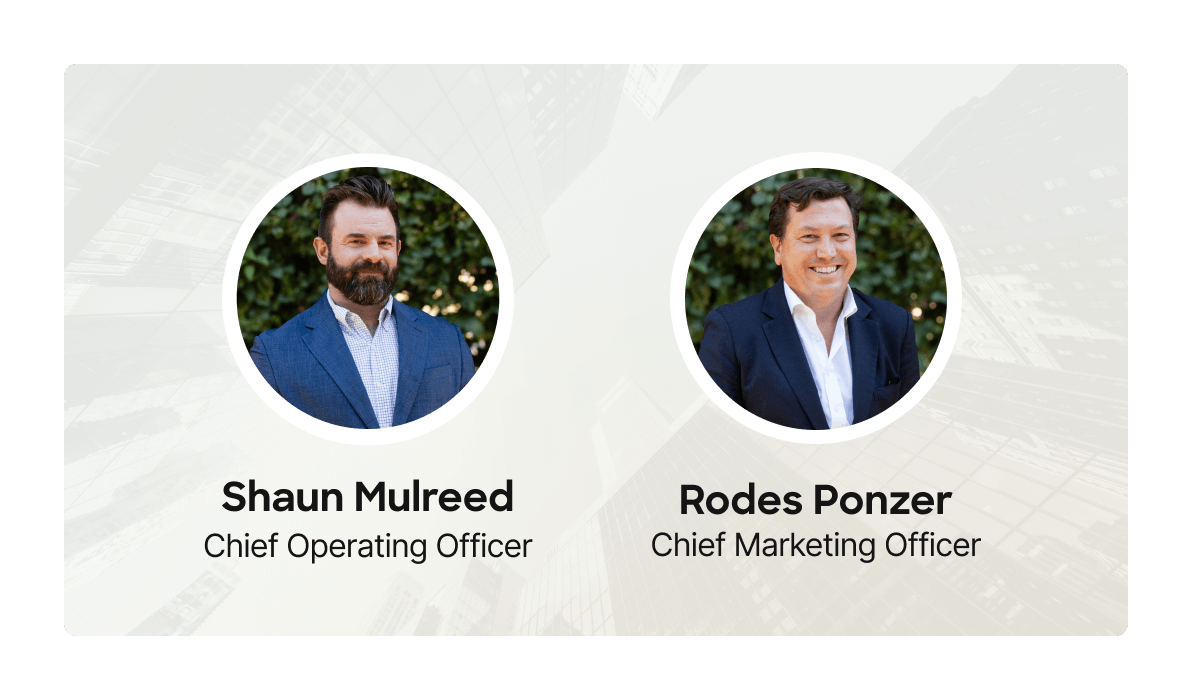 CrowdStreet Expands Executive Team with Additions of Seasoned Industry Veterans Shaun Mulreed and Rodes Ponzer