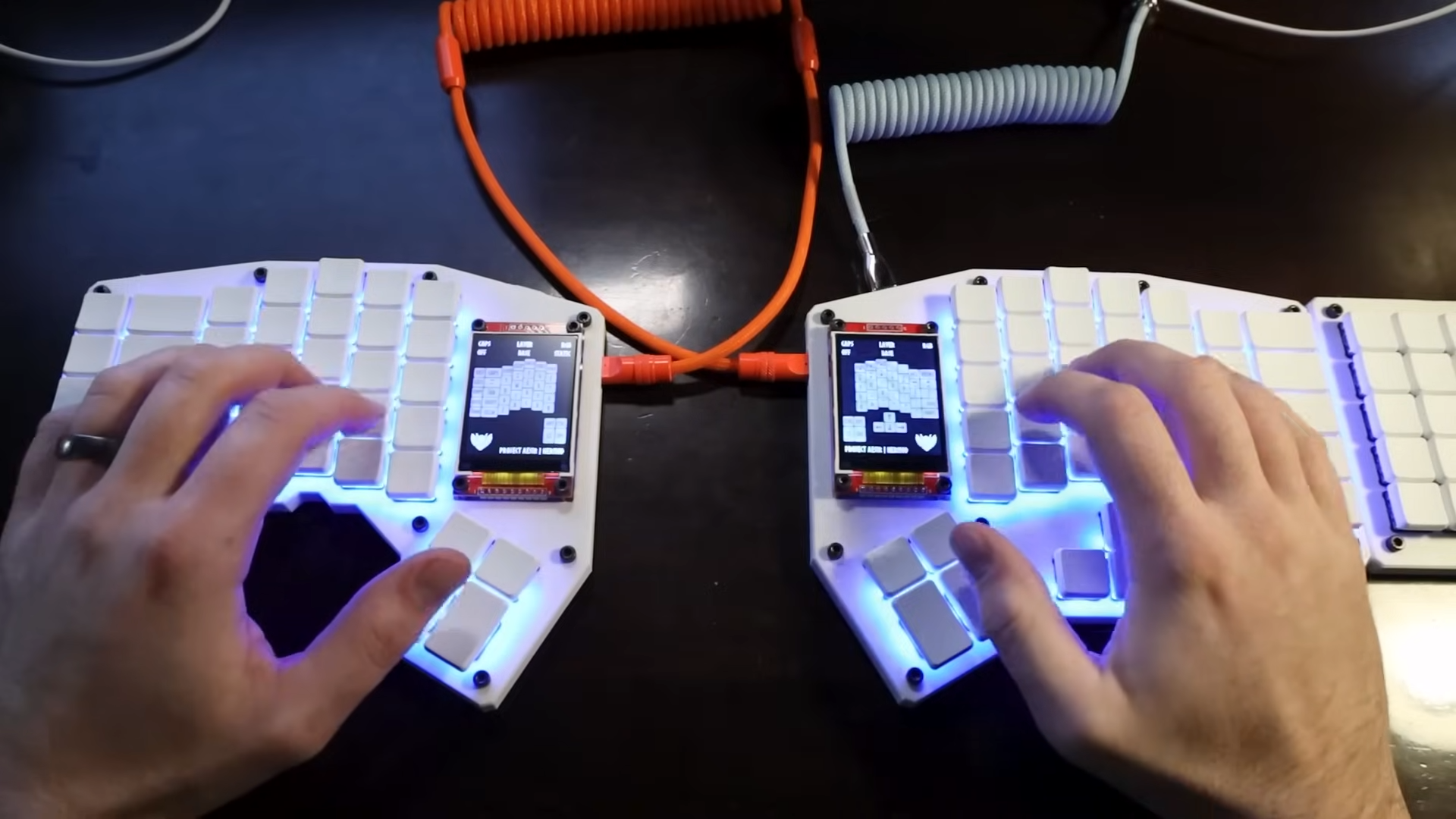 Building A Cyberpunk Modular Keyboard
