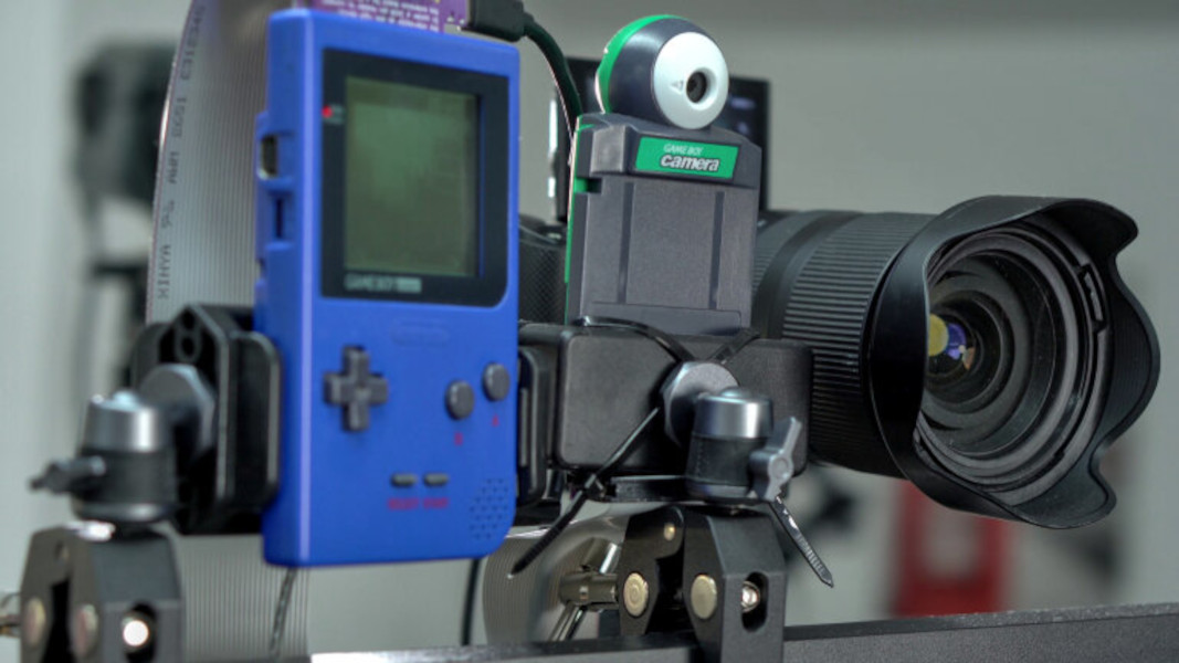 Game Boy Camera In Wedding Photo Booth