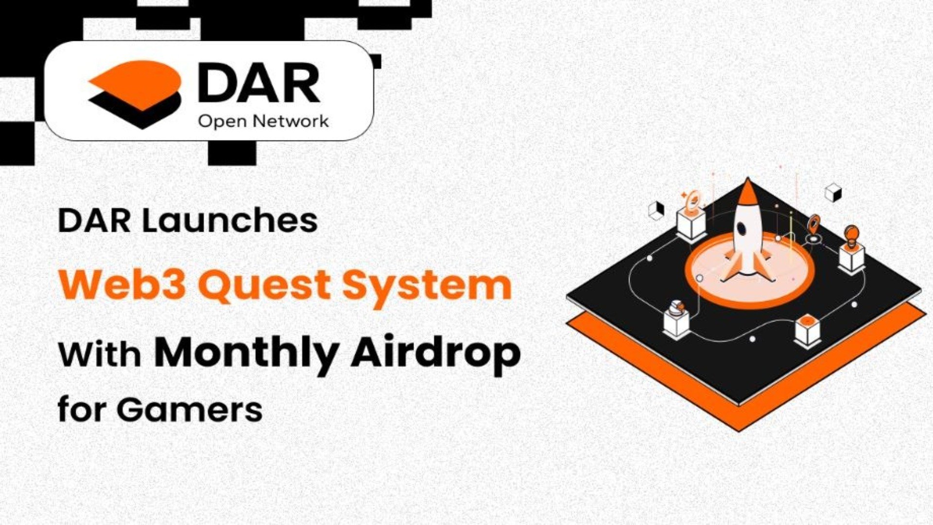 DAR Launches Web3 Quest System With Monthly Airdrop for Gamers