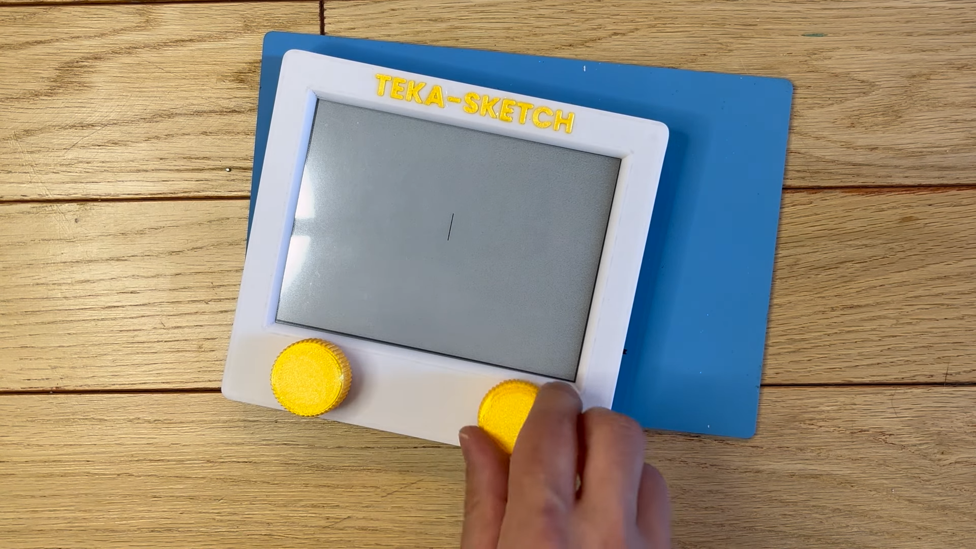 Digital Etch-A-Sketch Also Plays Snake