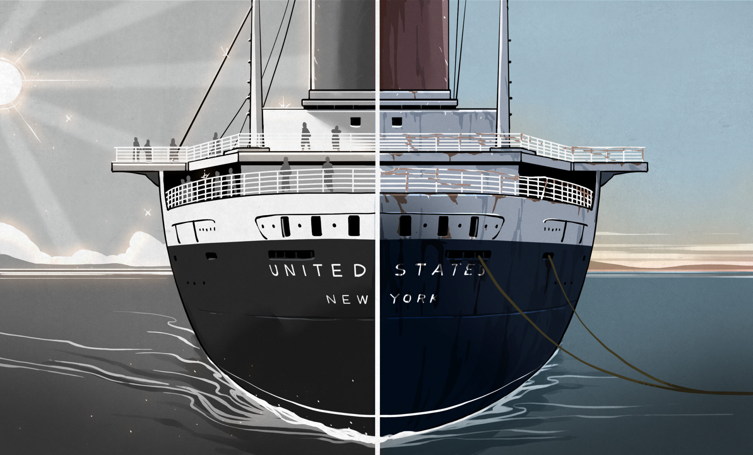 How To Sink A Ship: Preparing The SS United States For Its Final Journey