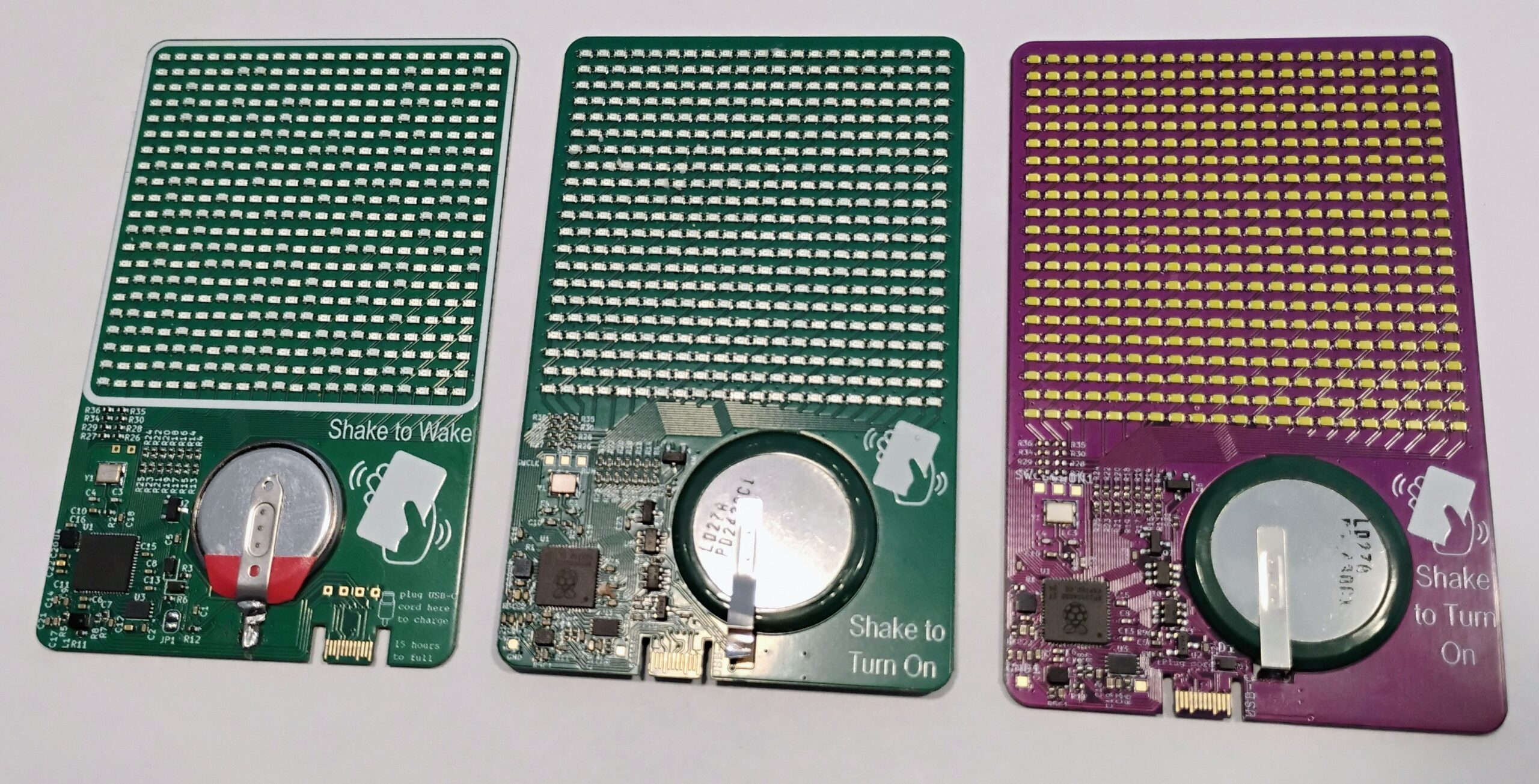 LEDs That Flow: A Fluid Simulation Business Card