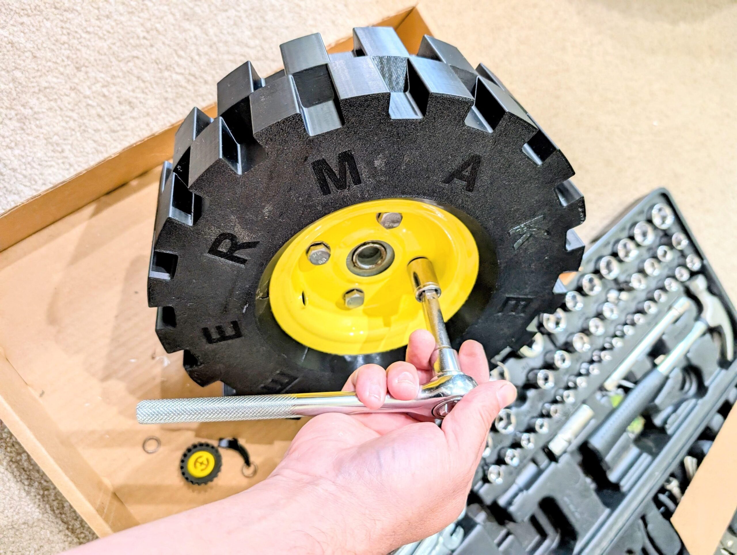 10″ LEGO Tyre Is Practical Nostalgia