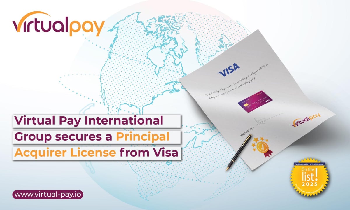 Virtual Pay Group Secures Visa Principal Acquirer License