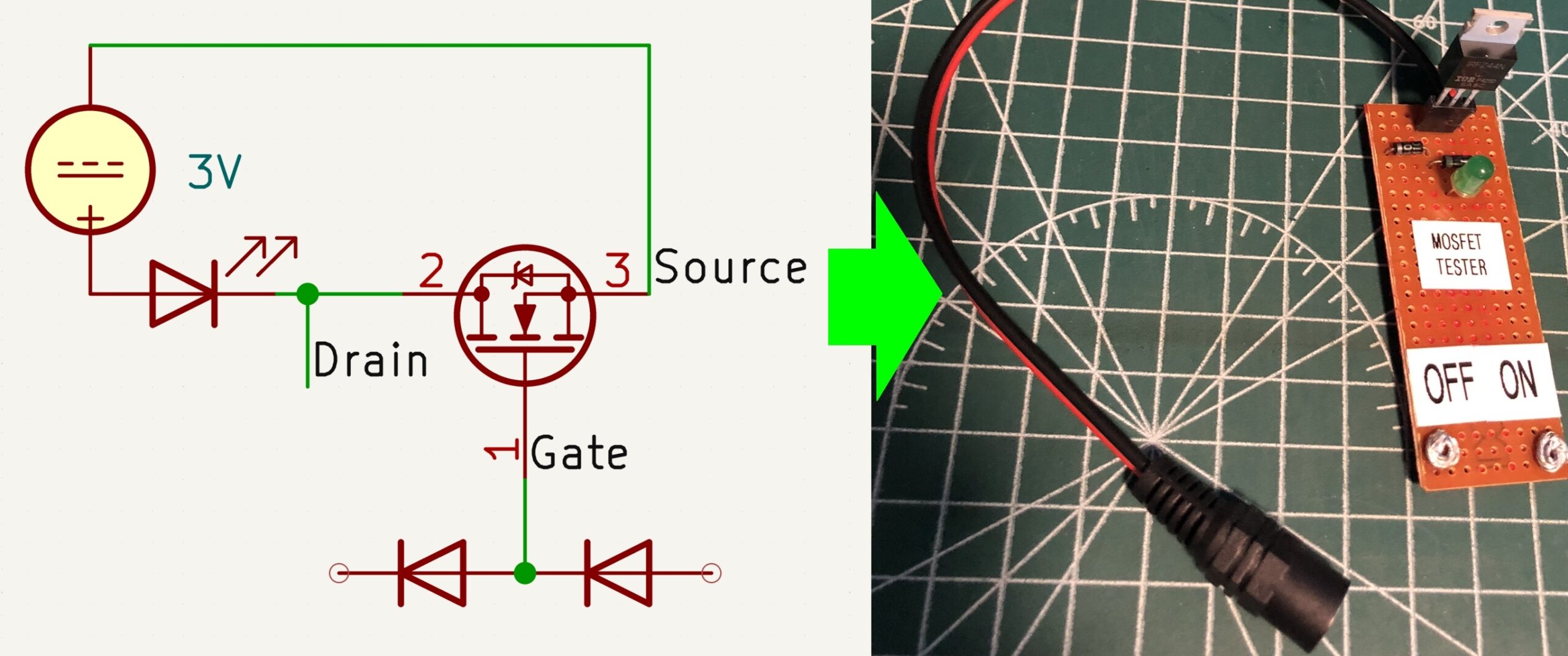 How To Make A Simple MOSFET Tester