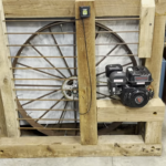 100-Year Old Wagon Wheel Becomes Dynamometer