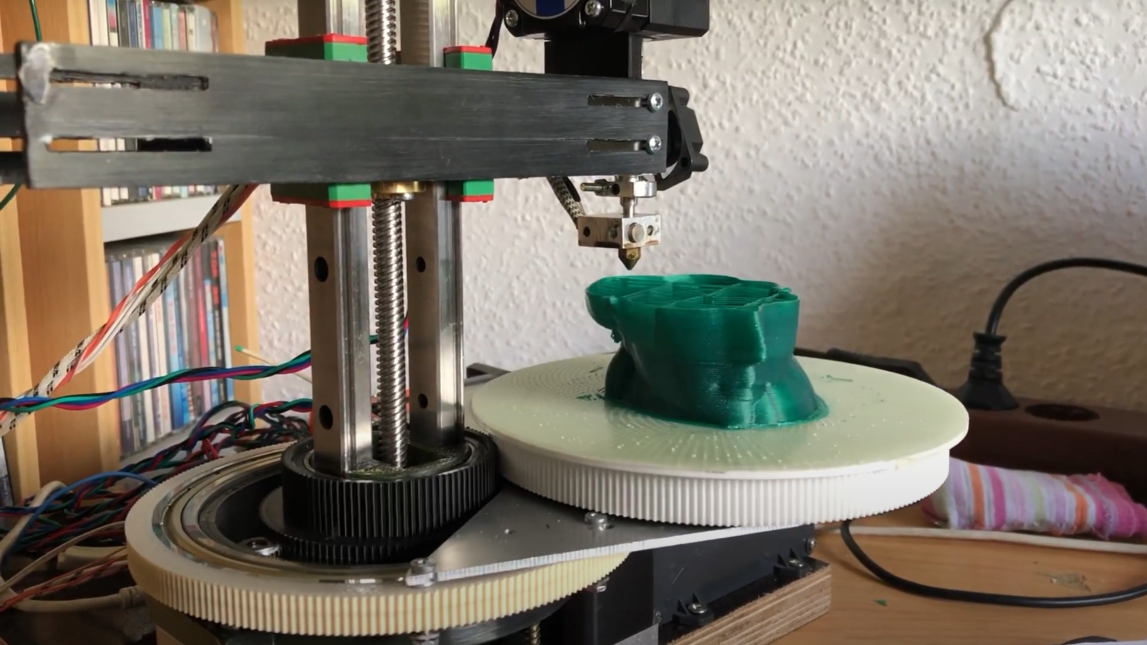 A Toolchanging Inverse SCARA 3D Printer
