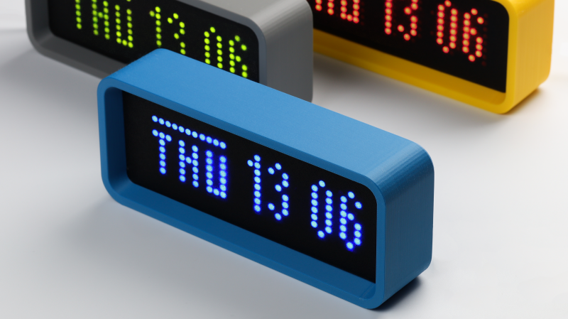 Building A Desk Display For Time And Weather Data