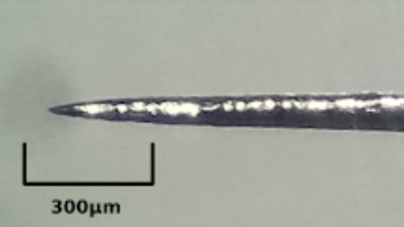 Etching Atomically Fine Needle Points