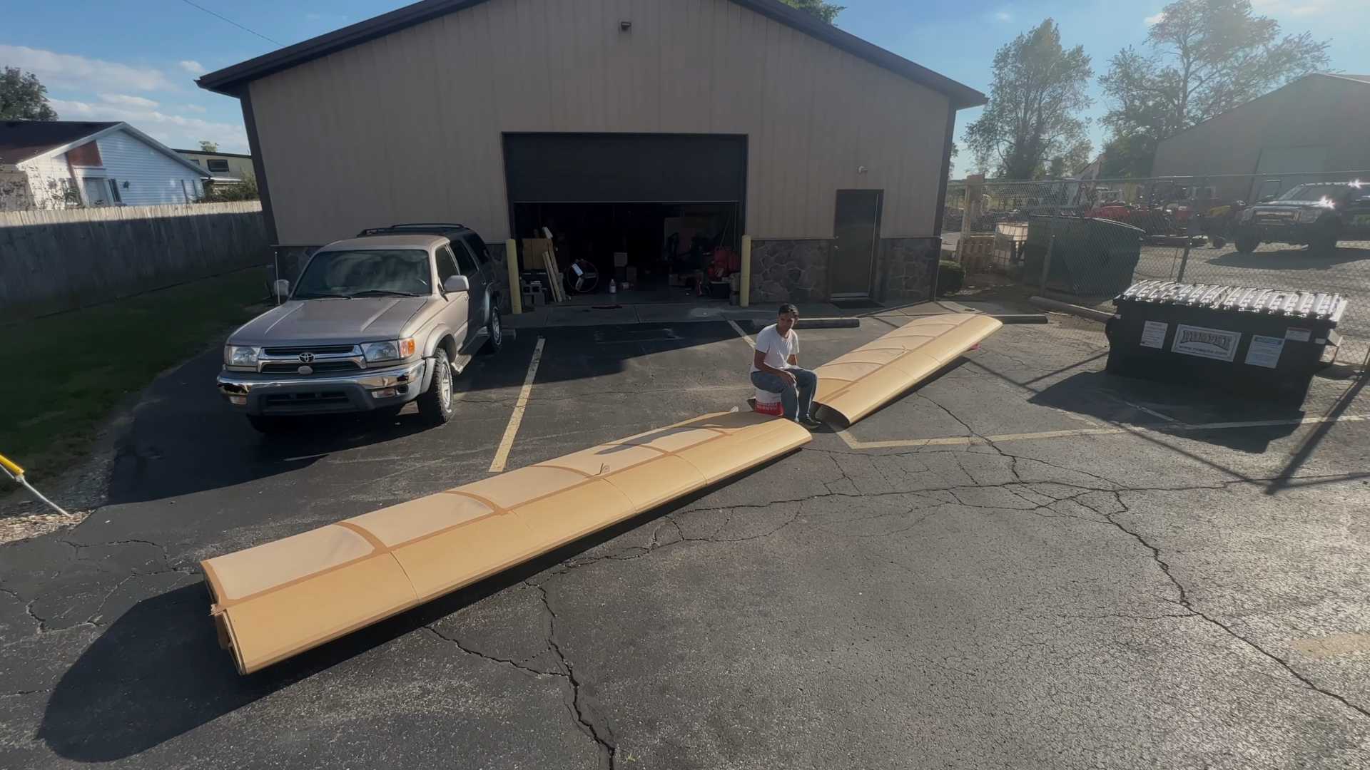 Making A Cardboard Airplane Wing