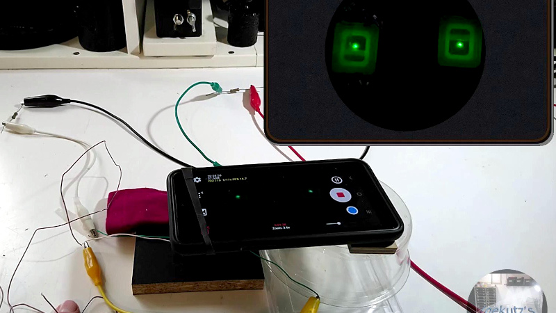 2025 Component Abuse Challenge: Light An LED With Nothing