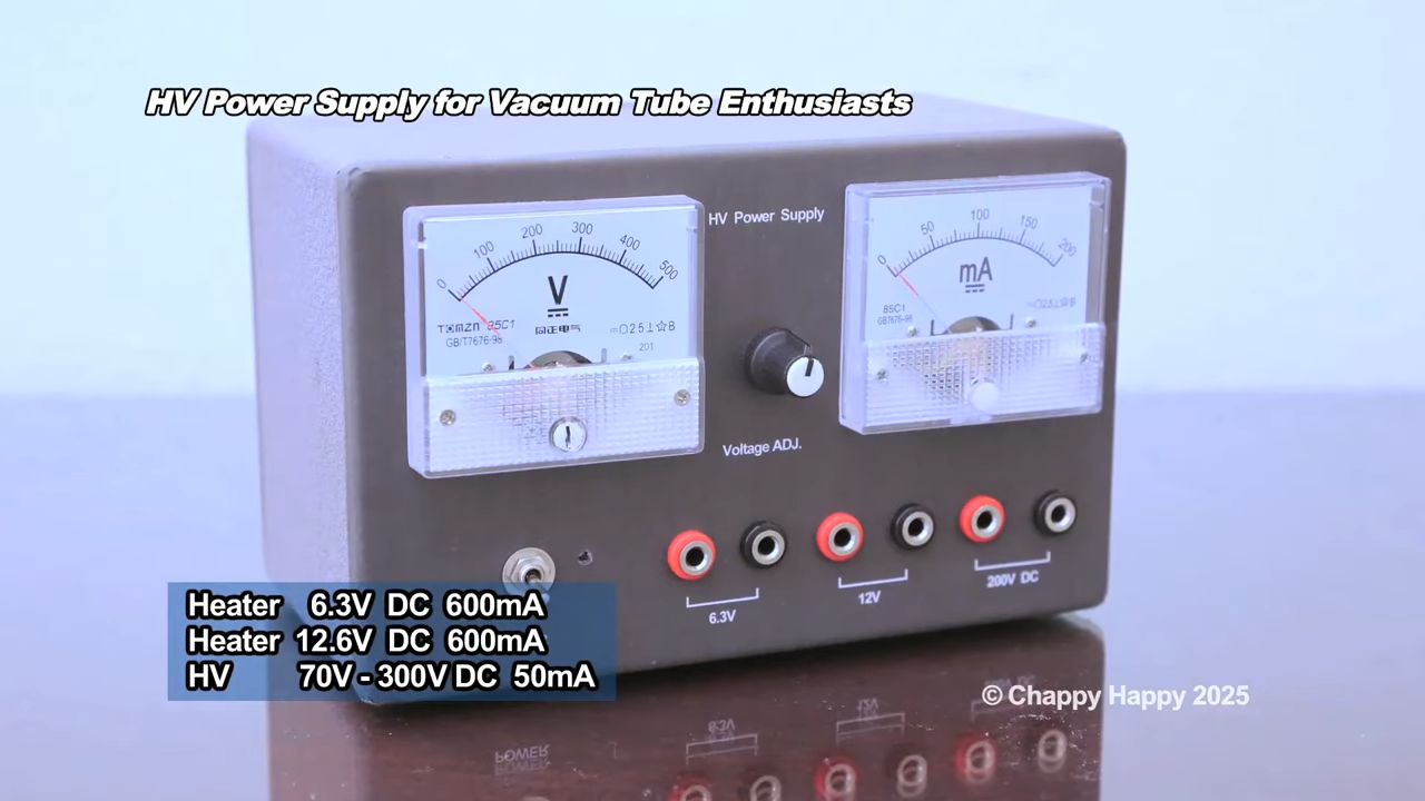 Build A High Voltage Supply For Vacuum Tube Work