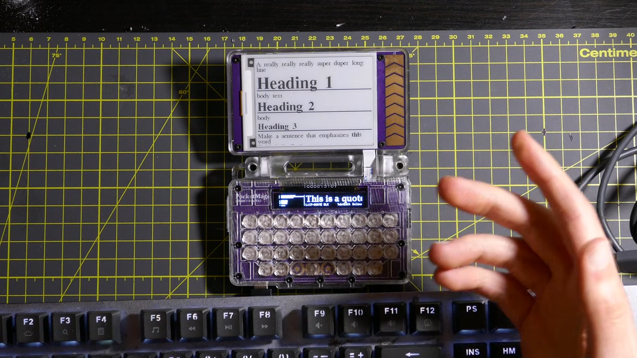 Building A Clamshell Writer Deck