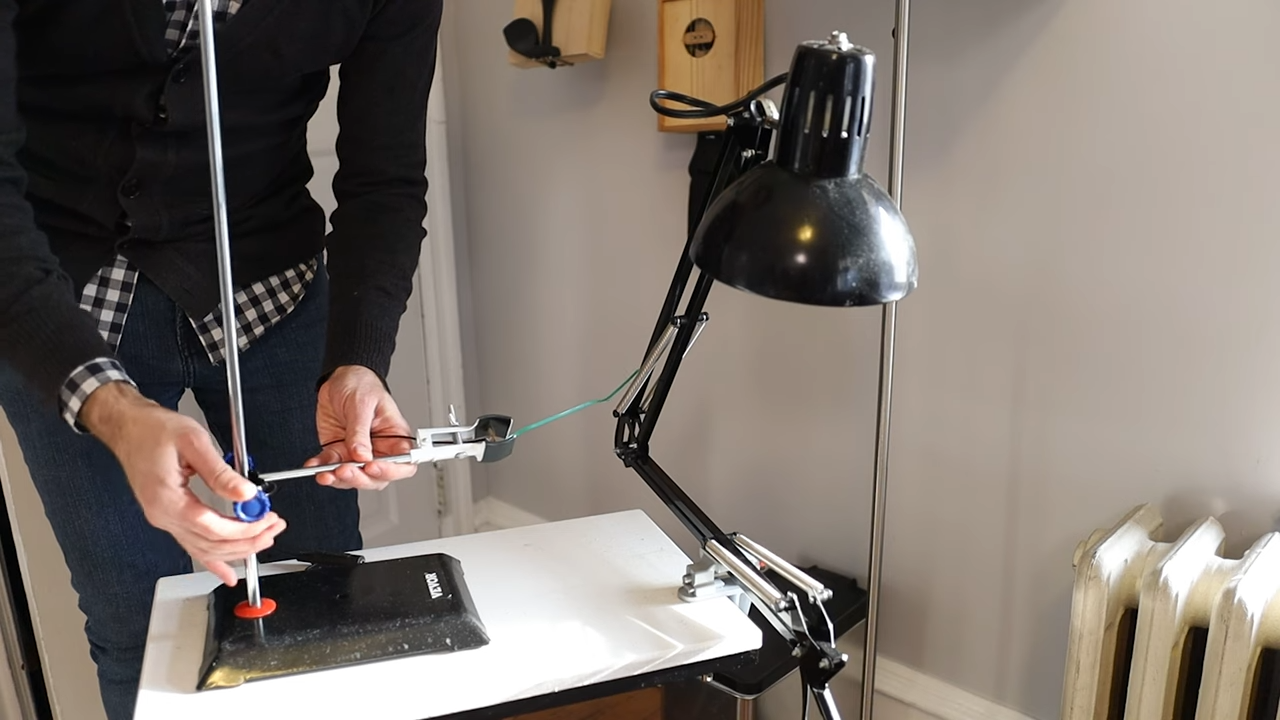 Folding Lamp Becomes A Tasty Reverb Tank