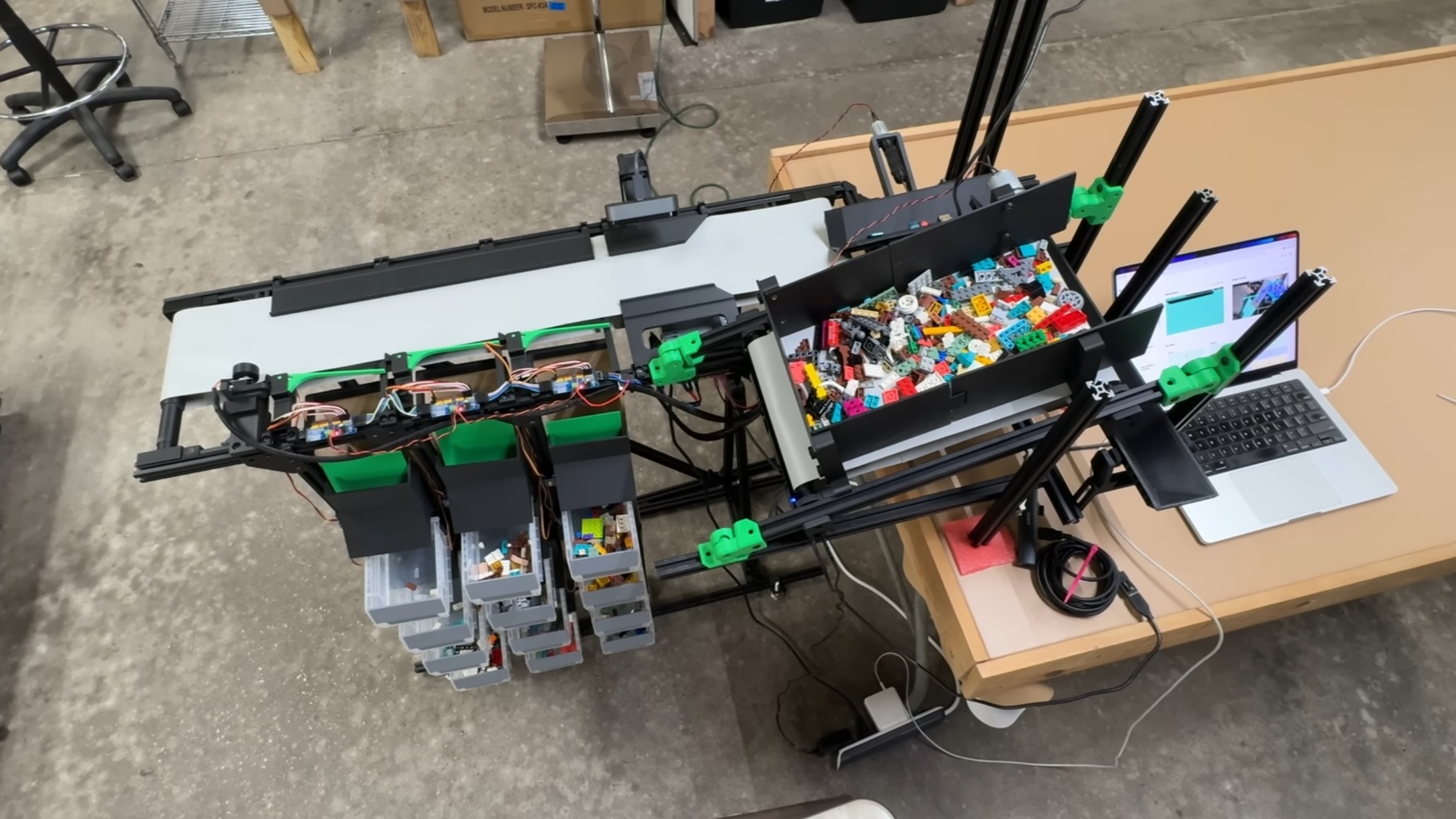 Making A Machine To Sort One Million Pounds Of LEGO