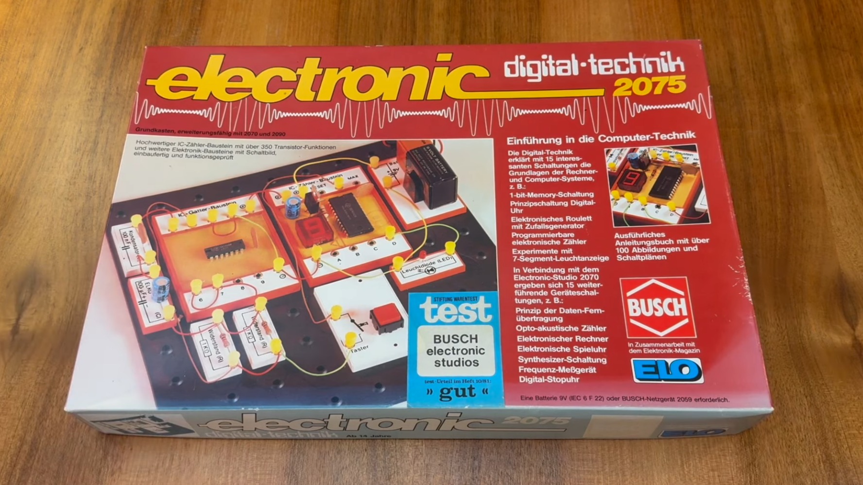 The Busch Electronic Digital-Technik 2075 Digital Lab From The 1970s