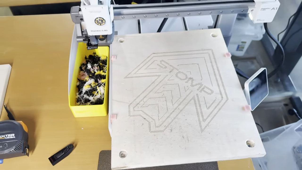 Cheap 3D Printer Becomes CNC Wood Engraver
