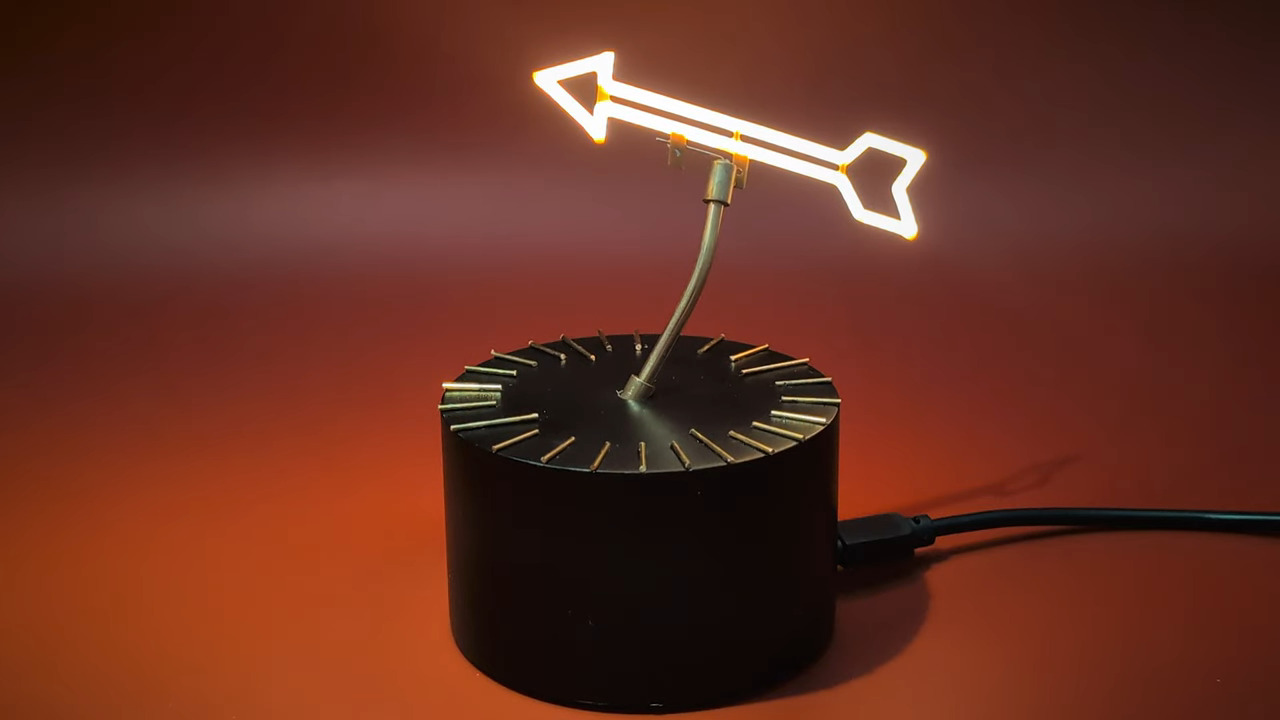 Reverse Sundial Still Tells Time