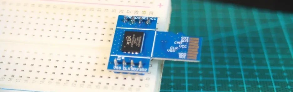 An SD Card Of Your Own For Microcontroller Projects