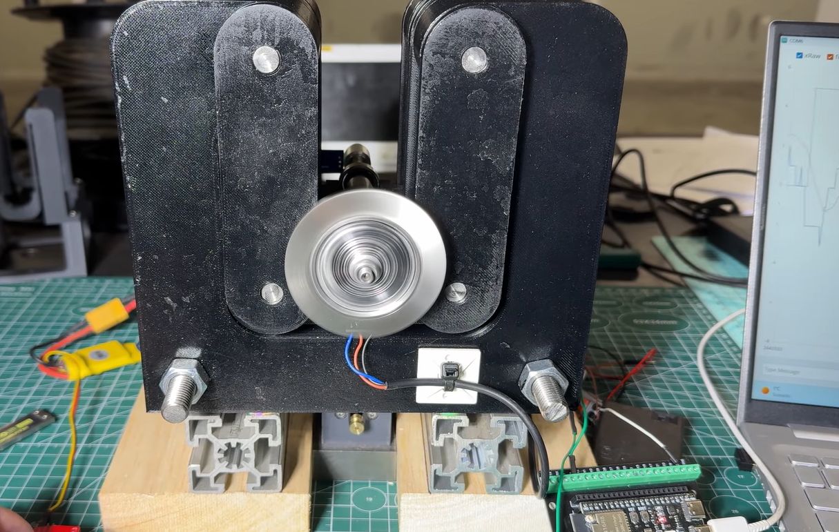 Balancing A Turbine Rotor To 1 Mg With A DIY Dynamic Balancer