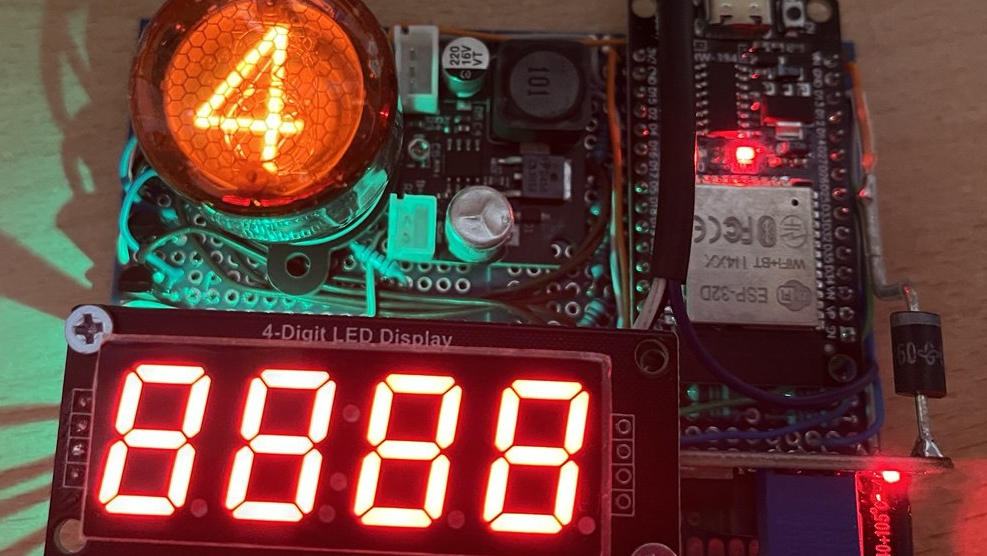 Nixie Gear Indicator Shines Bright